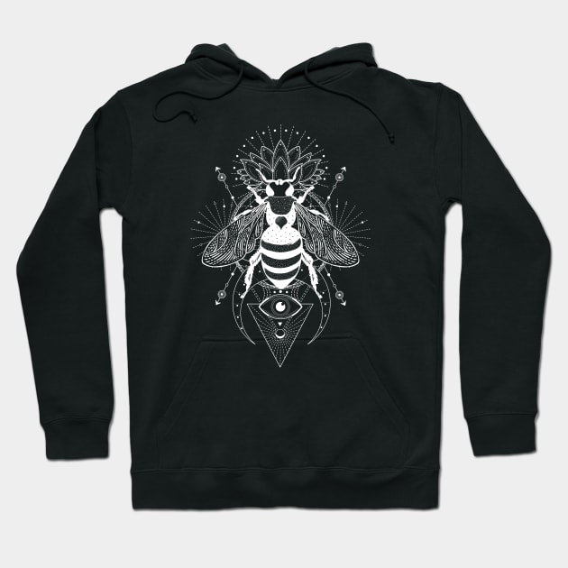 Honey Bee | Sacred Geometry Hoodie by CelestialStudio